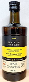 Canola Oil - Unrefined (Maison Orphee)